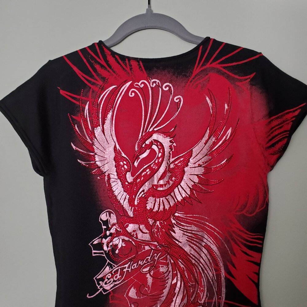 Ed Hardy V-neck t-shirt - Picture 7 of 11